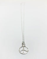 Peace Sign Necklace - Small by Jennifer Cervelli Jewelry