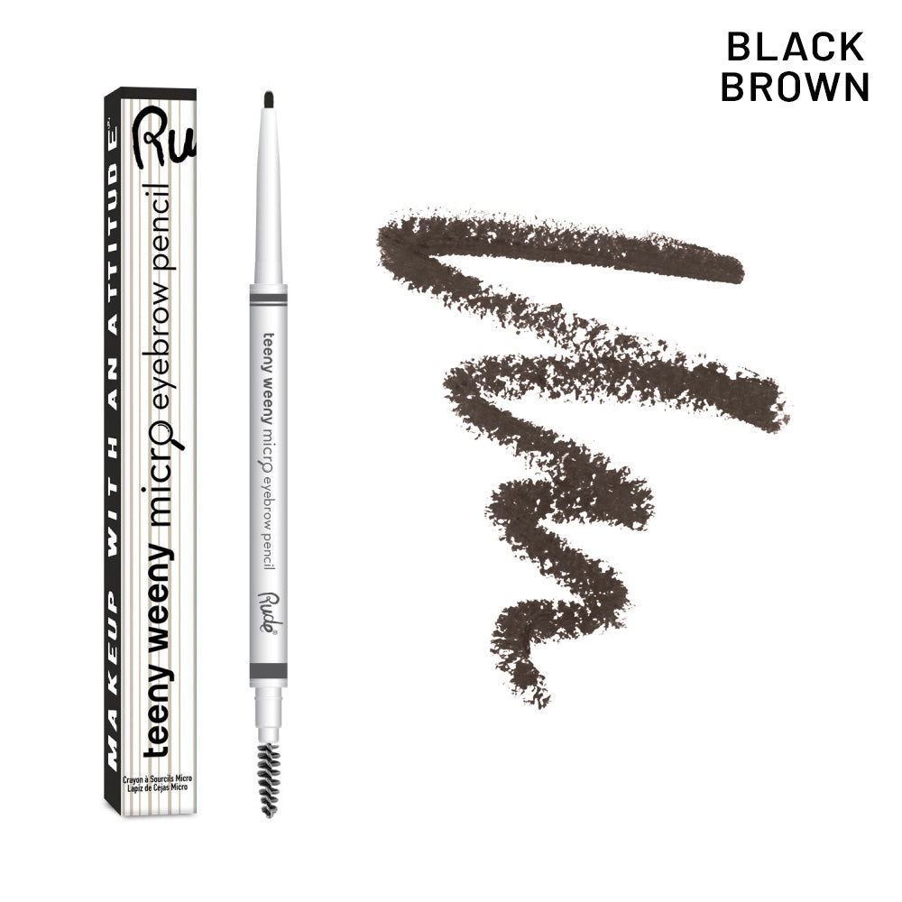 RUDE Teeny Weeny Micro Eyebrow Pencil - Black Brown