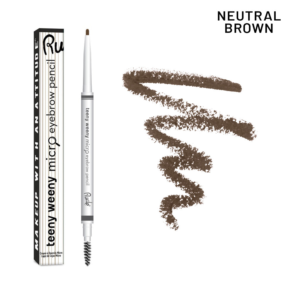 RUDE Teeny Weeny Micro Eyebrow Pencil - Neutral Brown