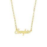 Annie Zodiac Chain Necklace by Ellisonyoung.com