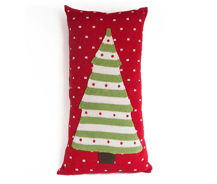 Striped Tree Lumbar Pillow by Melange Collection