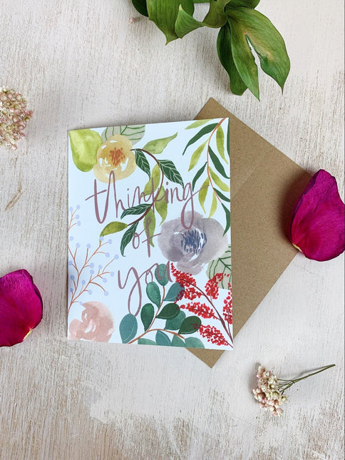 Thinking Of You Card by Ash & Rose