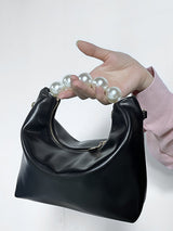 Chains Zipper Pearl Handle The Dumpling Bags by migunica