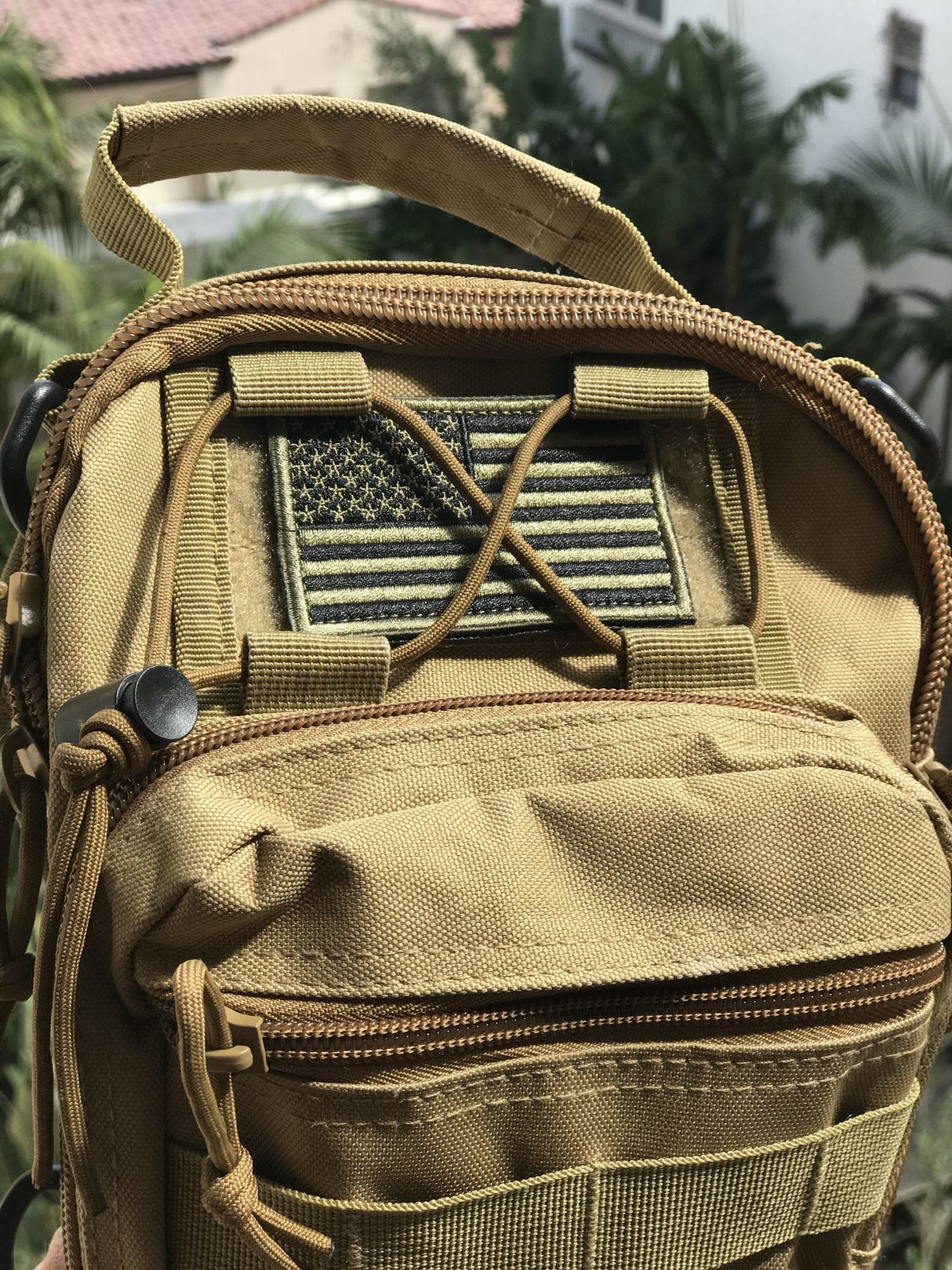 Tactical USA Flag Patch with Detachable Backing by Jupiter Gear Home