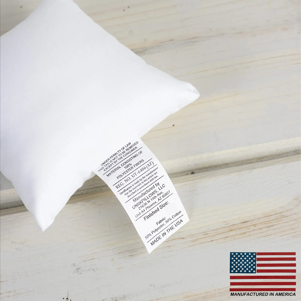 8x8 | Square Angel Hair Insert | Indoor Outdoor Down Alternative Hypoallergenic Pillow Insert | Quality Insert | Premium Insert by UniikPillows