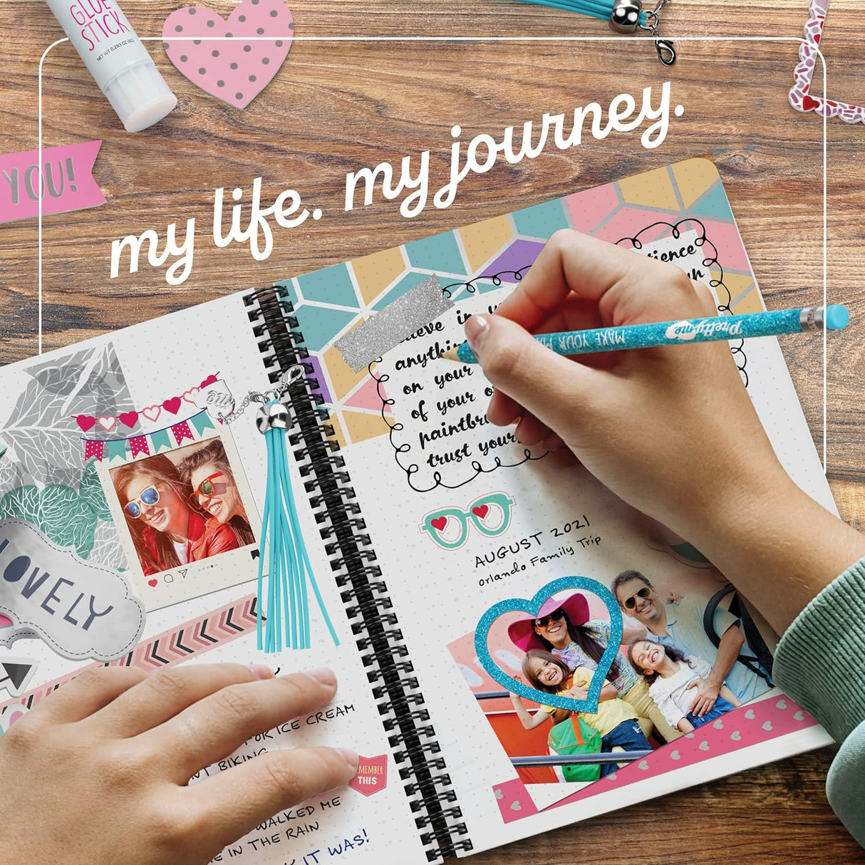 Pretty Me DIY Journal Kit for Girls by Surreal Brands