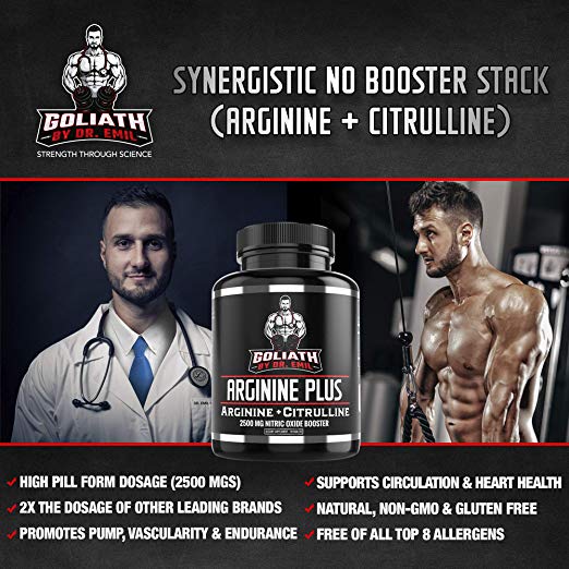 Goliath - ARGININE Plus by Dr Emil Nutrition