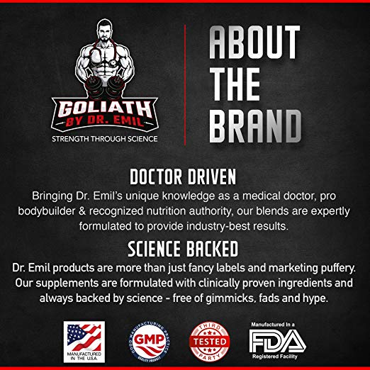 Goliath - ARGININE Plus by Dr Emil Nutrition