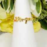 Scripted Zodiac Ring by Ellisonyoung.com