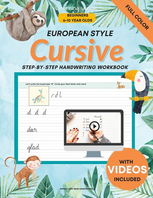 Cursive Handwriting for Beginners: Cursive Handwriting for Kids European Style - Paperback by Books by splitShops