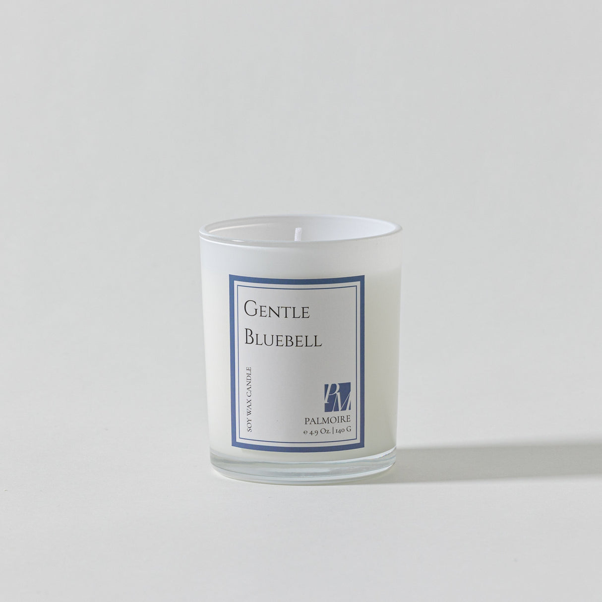 Gentle Bluebell Soy Wax Candle by PALMOIRE