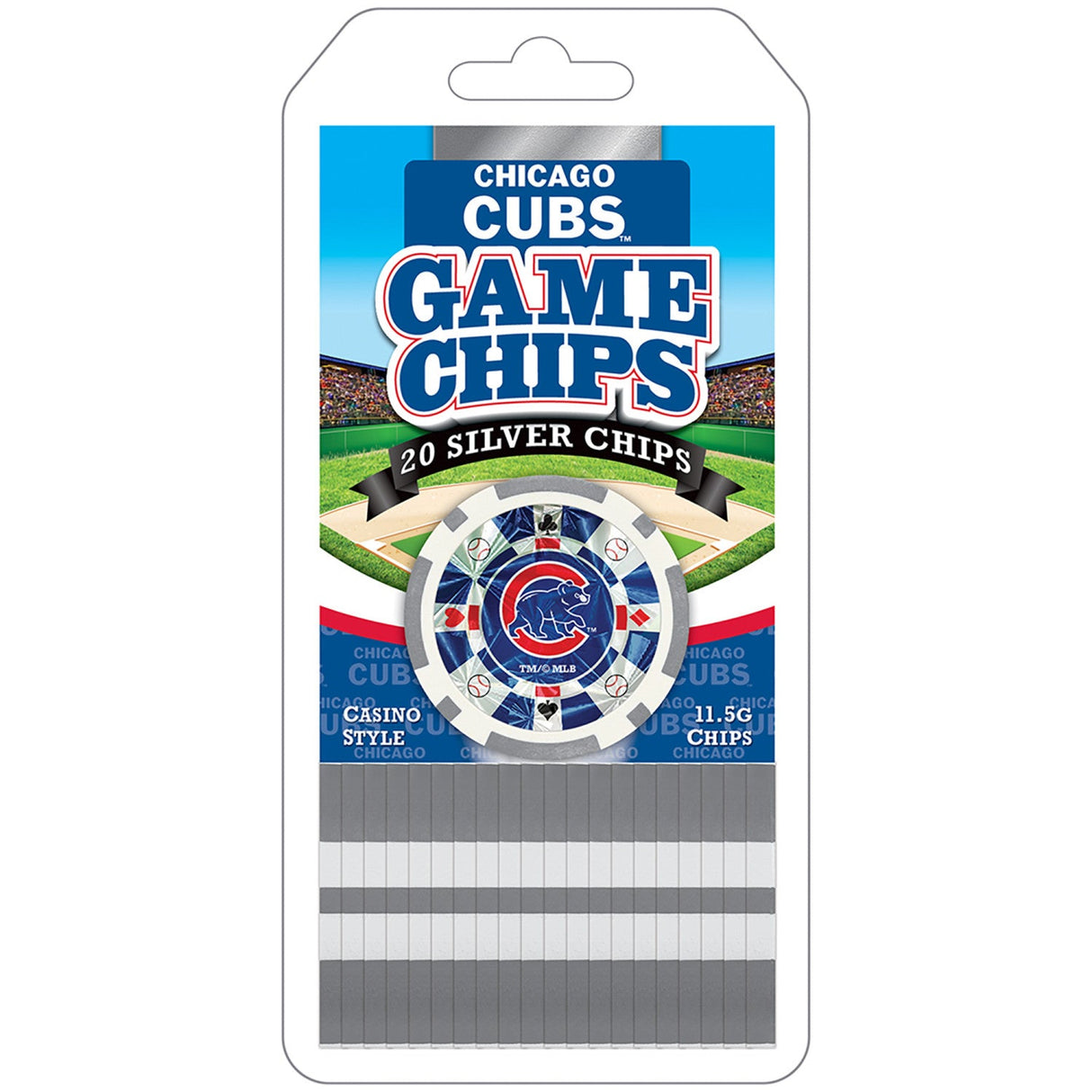 Chicago Cubs 20 Piece Poker Chips by MasterPieces Puzzle Company INC