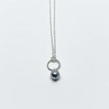 Pearl Drop Charm Necklace by Jennifer Cervelli Jewelry