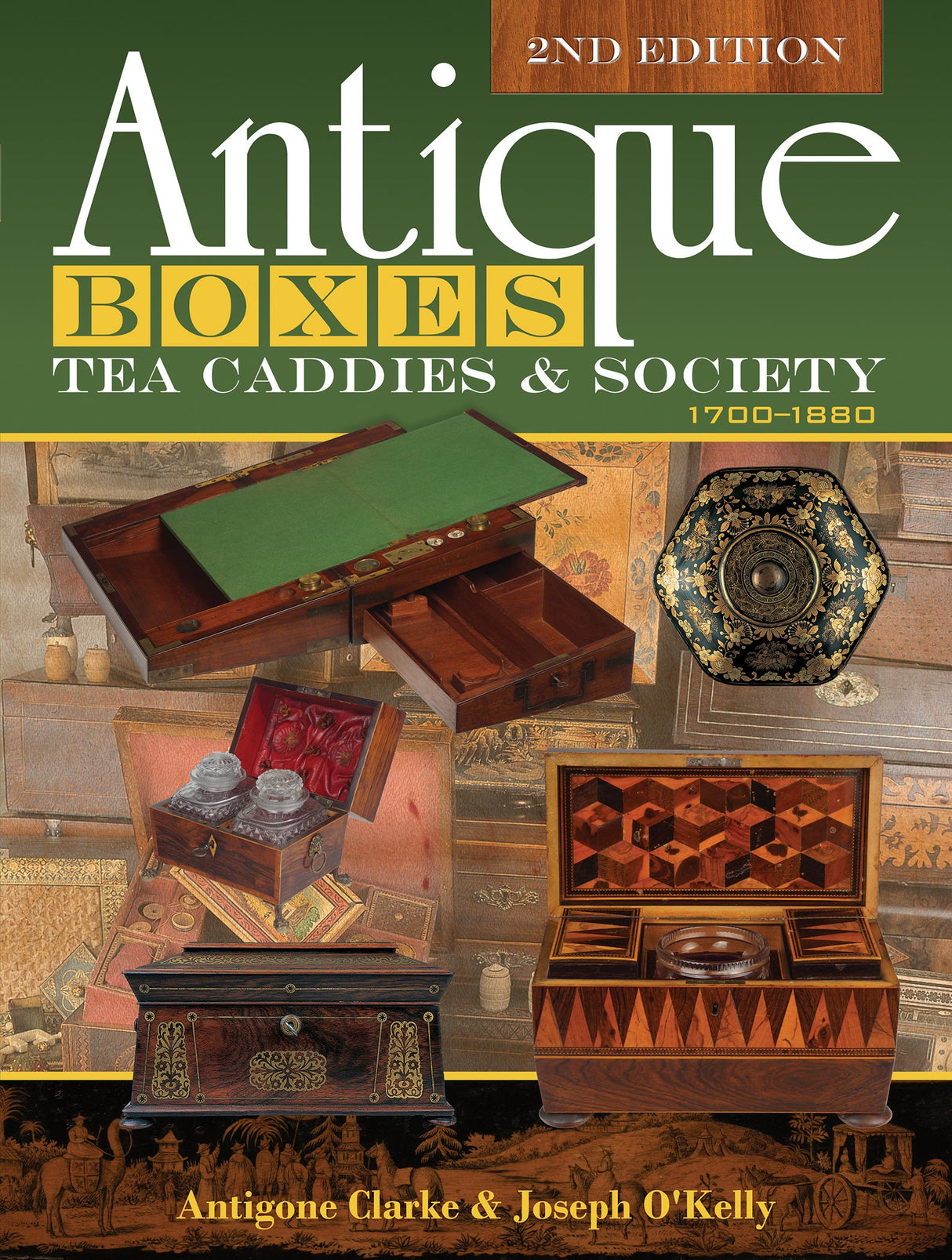 Antique Boxes, Tea Caddies, & Society by Schiffer Publishing