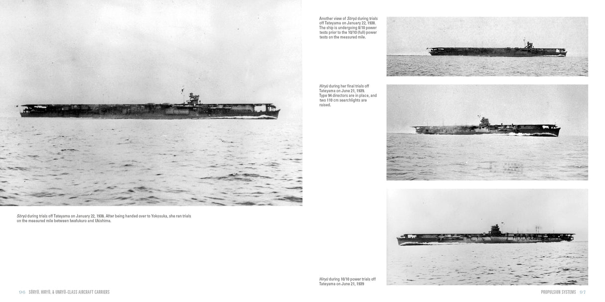 Sōryū, Hiryū, and Unryū-Class Aircraft Carriers by Schiffer Publishing