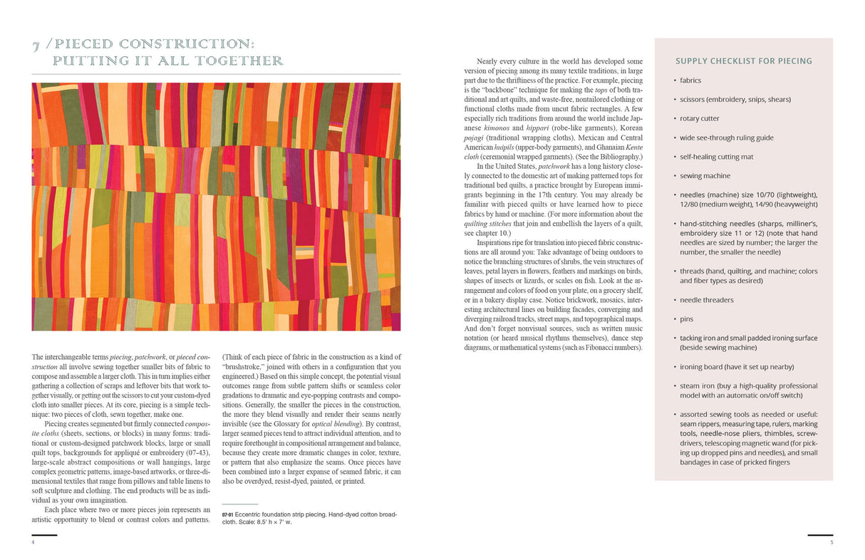 The Cumulative Cloth, Dry Techniques by Schiffer Publishing