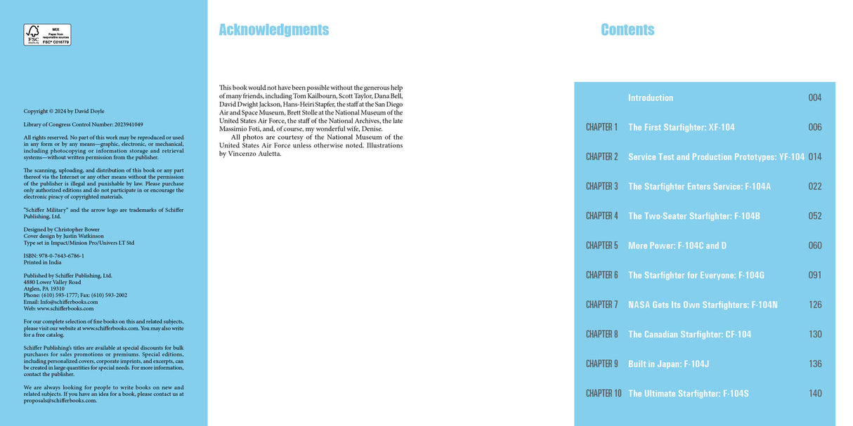 F-104 Starfighter by Schiffer Publishing