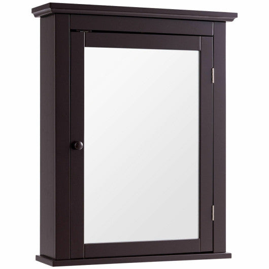 Bathroom Wall Mounted Storage Mirror Medicine Cabinet