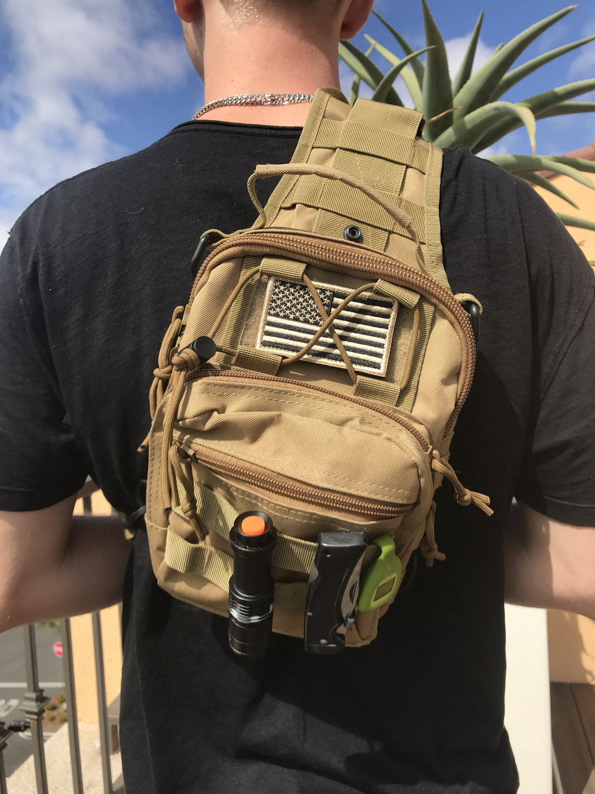 Tactical USA Flag Patch with Detachable Backing by Jupiter Gear Home