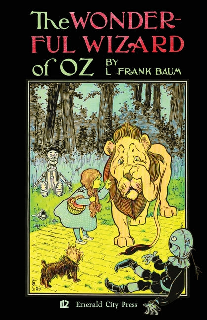 The Wonderful Wizard of Oz (Wicked Edition on Black Pages) - Paperback by Books by splitShops