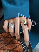 Geometric Rings Accessories by migunica