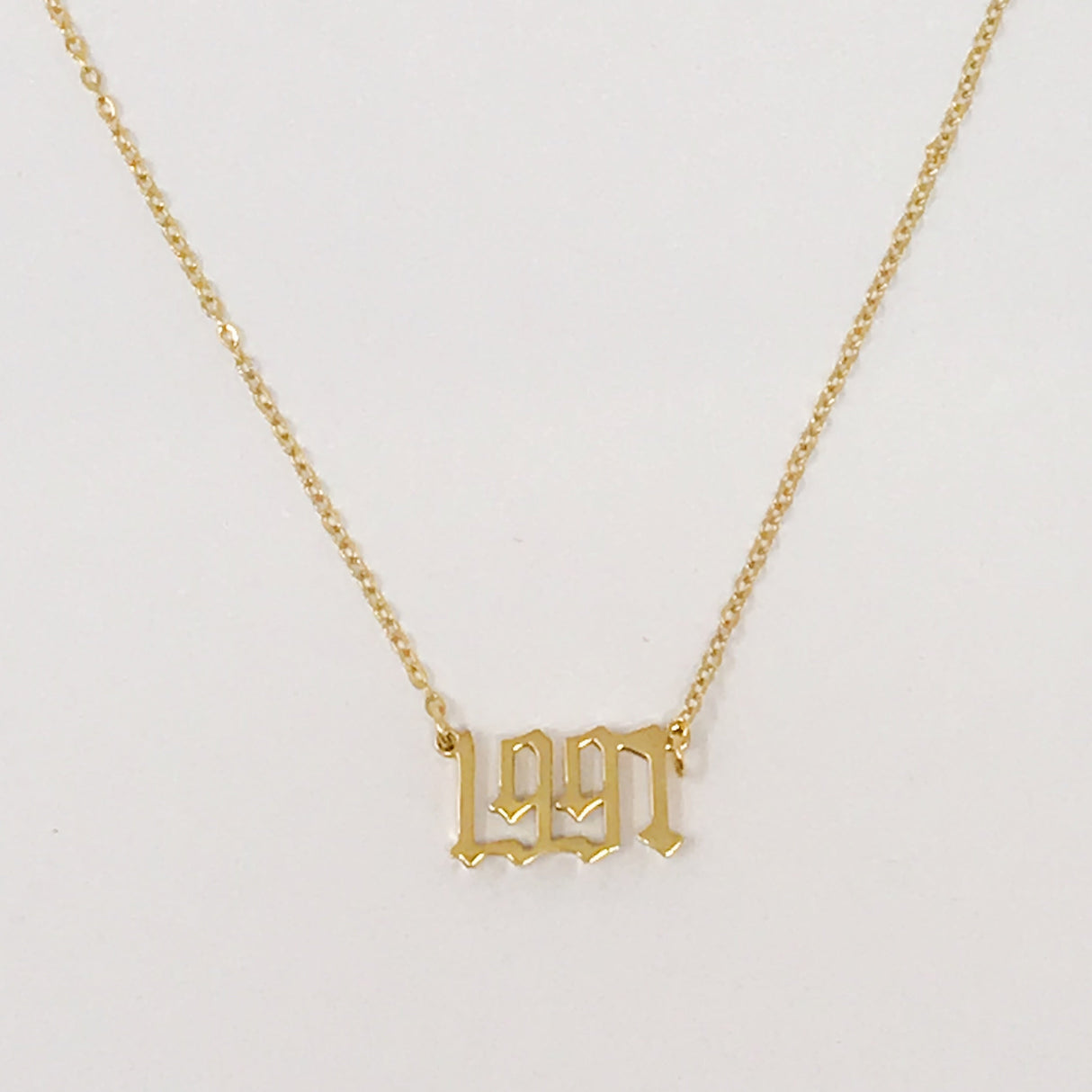 Birth Year Necklace by Ellisonyoung.com