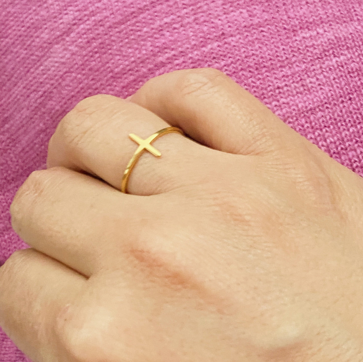 Side Cross Ring by Ellisonyoung.com