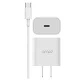 AMPD PD Fast 20W USB C Wall Charger with USB C to USB C Cable 4ft by AMPD