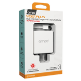 AMPD PD Fast 20W USB C Wall Charger with USB C to USB C Cable 4ft by AMPD