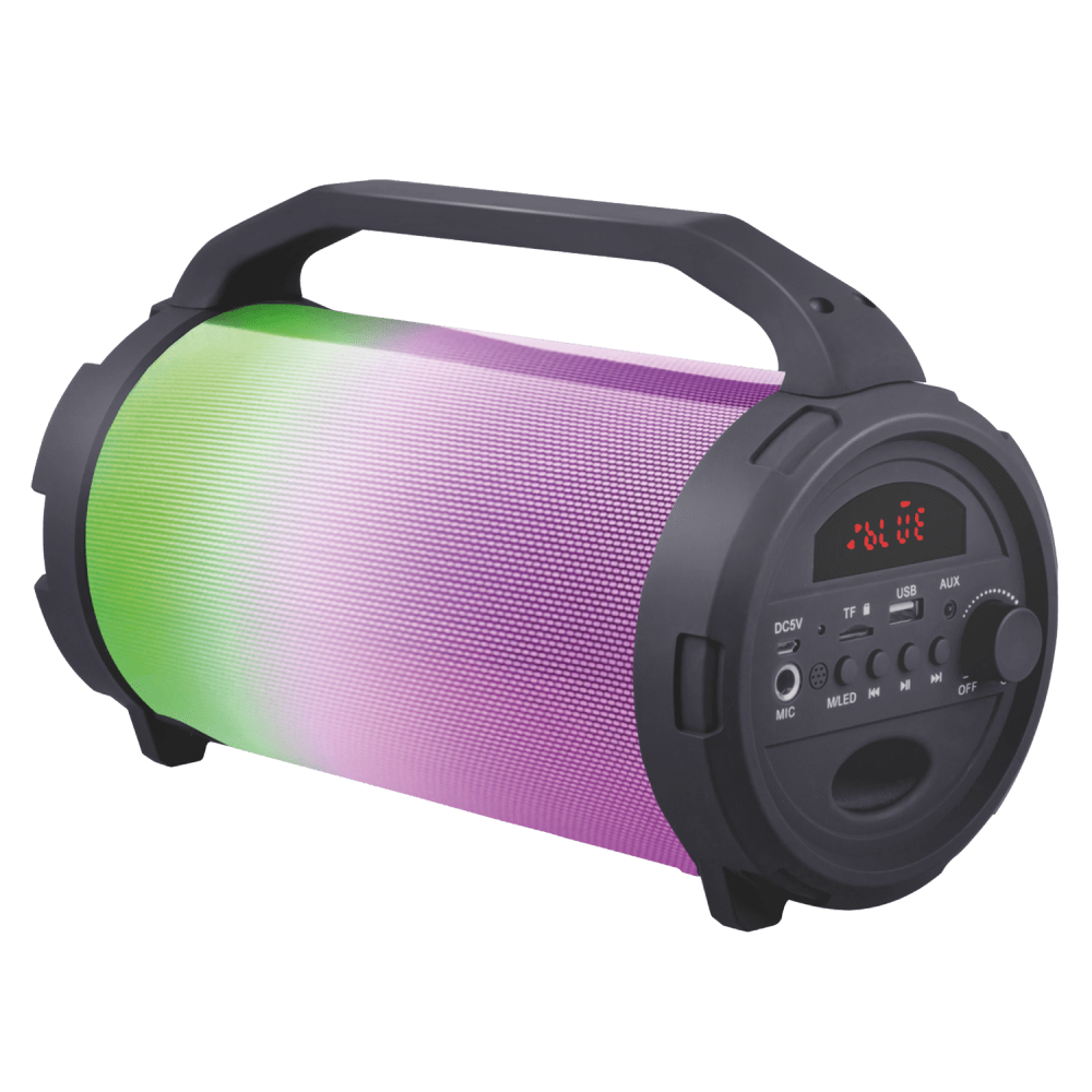 AMPD LED Light Show Bazooka Bluetooth Speaker by AMPD