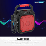 AMPD Party Cube 15W Karaoke Bluetooth Speaker by AMPD