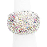 Rhinestone Pave Stretch Ring by Madeline Love