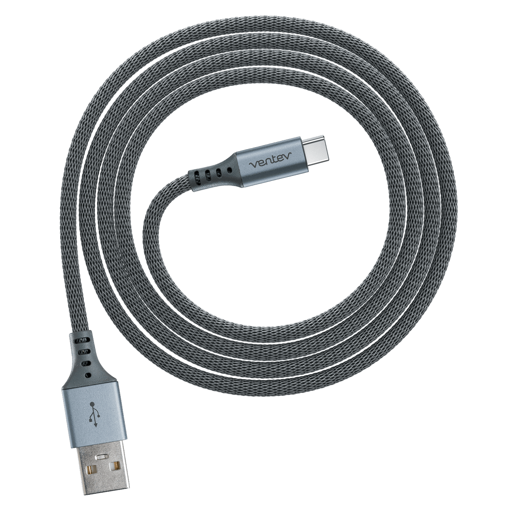 Ventev chargesync alloy USB A to USB C 2.0 Cable 4ft by Ventev