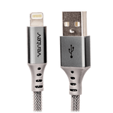 Ventev Chargesync Alloy USB A to Apple Lightning Cable 4ft by Ventev