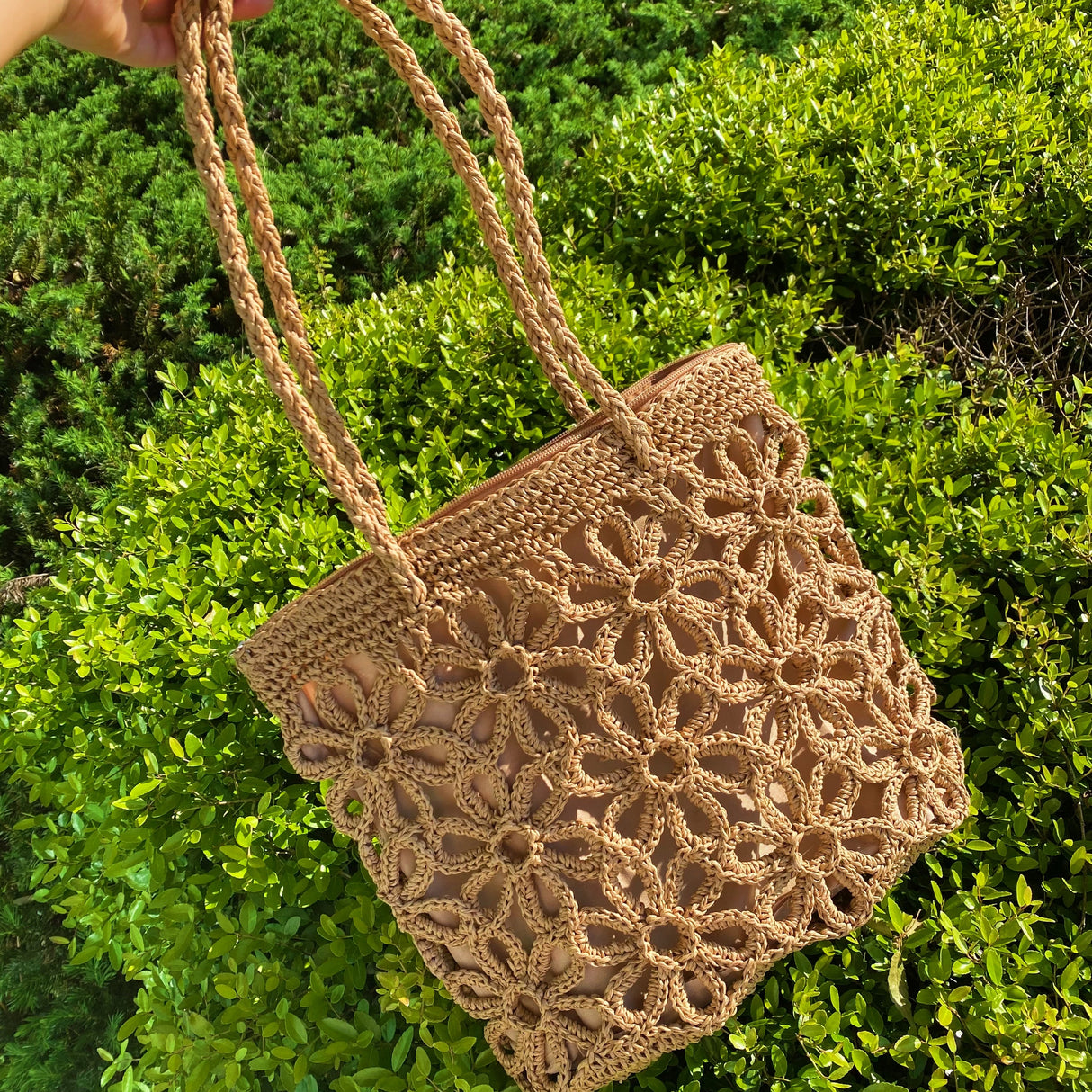 Hand Made Muted Floral Tote by Ellisonyoung.com