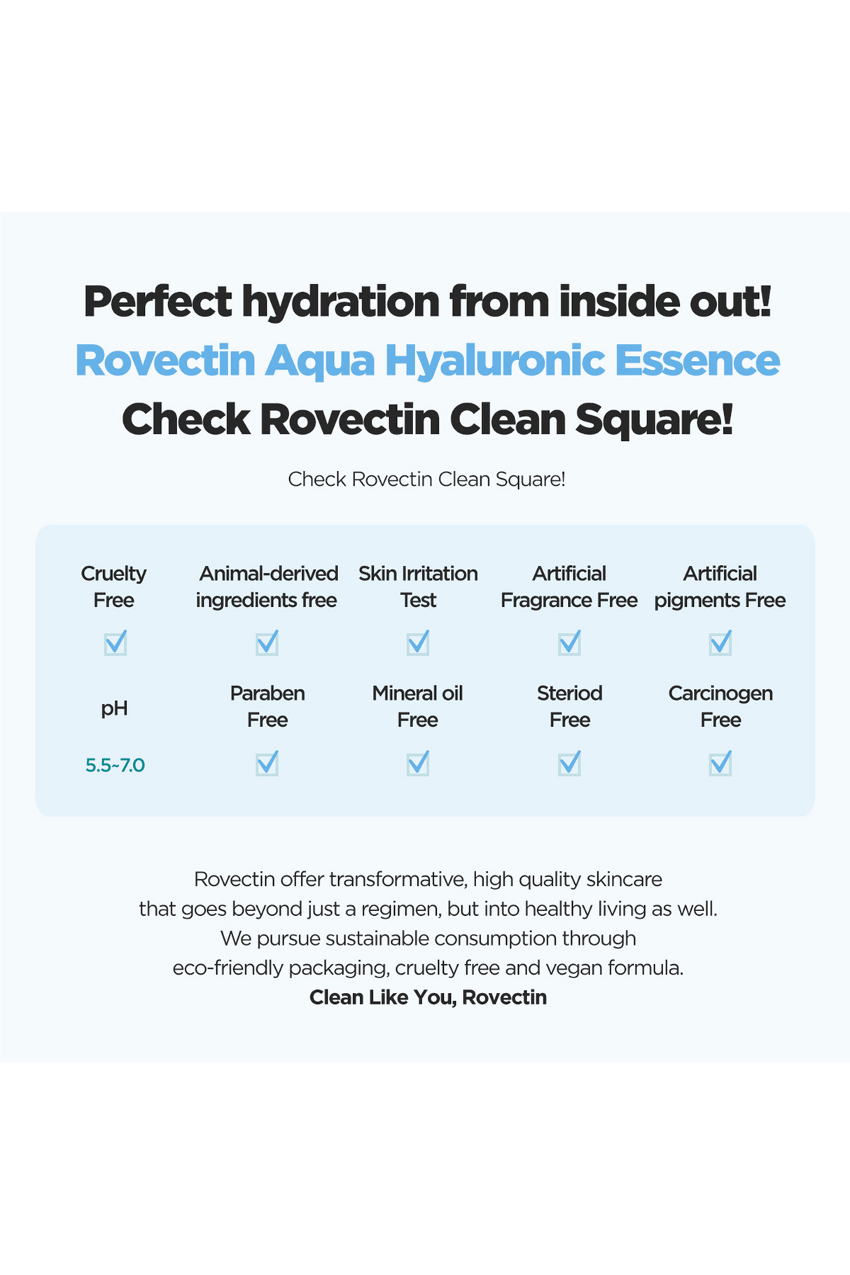 Aqua Hyaluronic Essence (Activating Treatment Lotion) by Rovectin Skin Essentials