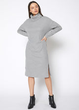 Women's Turtle Neck Midi Sweater Dress by Shop at Konus