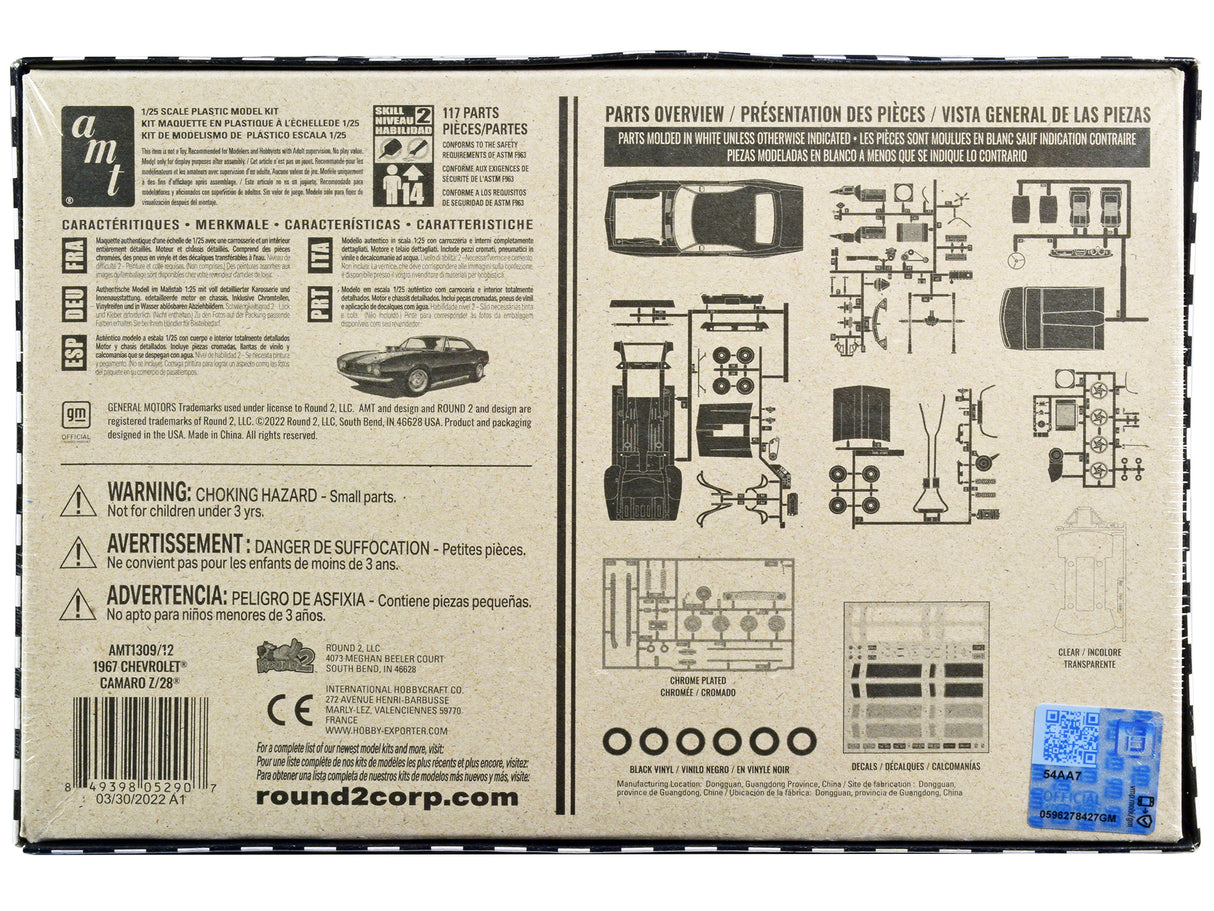 Skill 3 Model Kit Peterbilt 359 California Hauler with Sleeper Cab 1/25 Scale Model by AMT