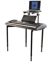 Double Piano Keyboard & Laptop Stand by GRIFFIN - 2 Tier/Dual Portable Studio Mixer Rack by GeekStands.com