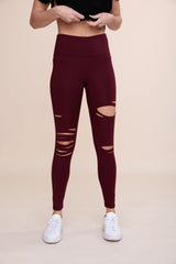 Laser Cut Highwaist Leggings *MORE COLORS* by Sweetees