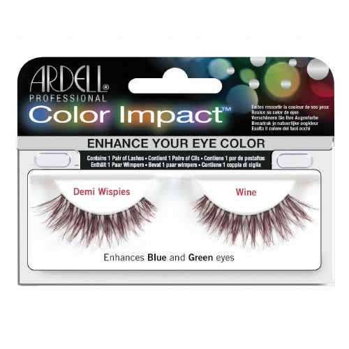 ARDELL Color Impact False Lashes - Wine Demi Wispies