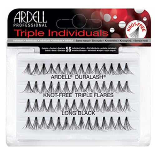 ARDELL Triple Individuals Knot-Free Triple Flares - Long Black