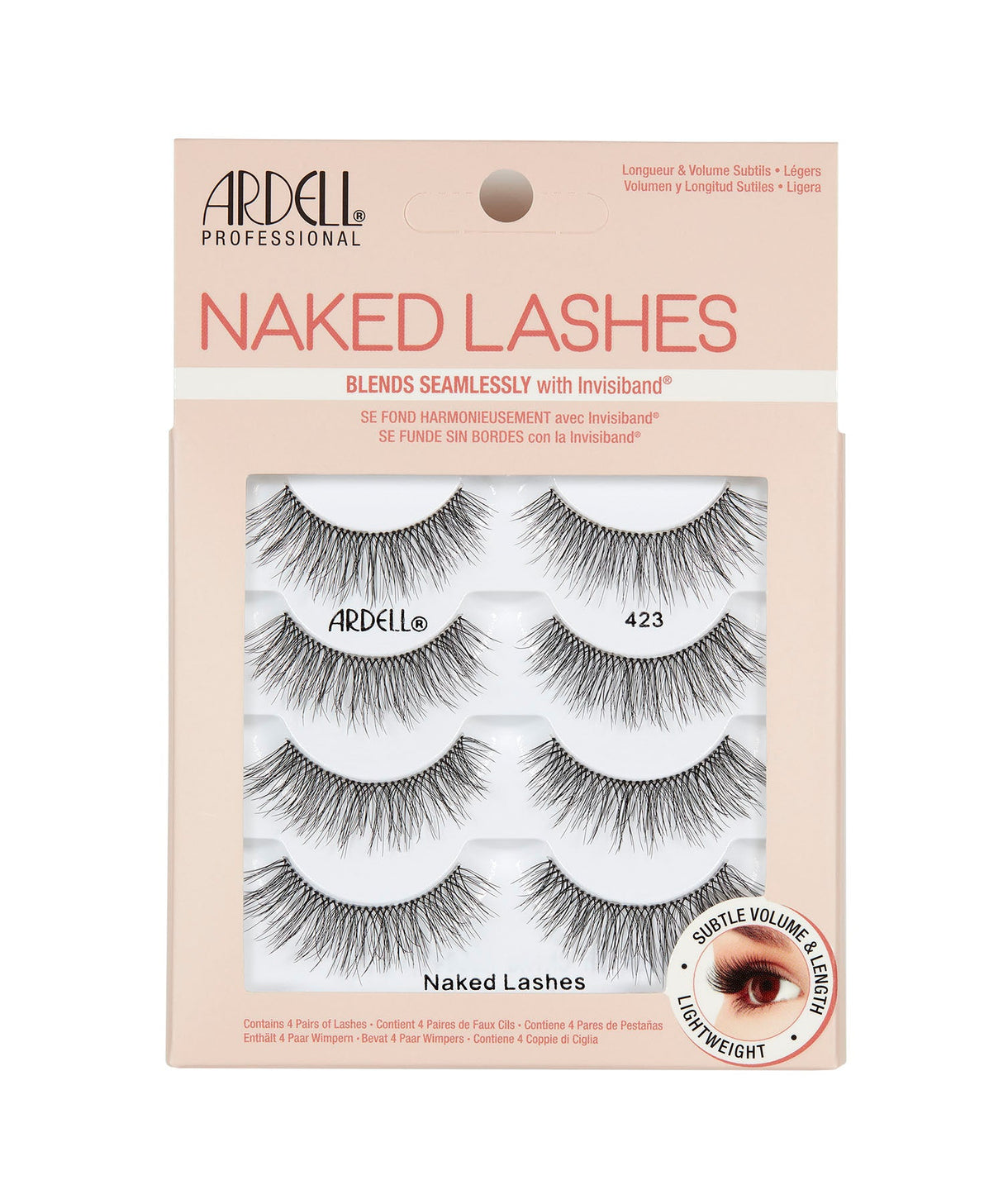 ARDELL Naked Lashes Multipack - 423 (4PK)