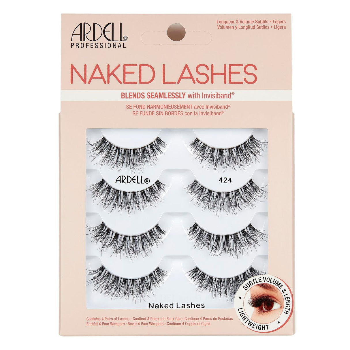 ARDELL Naked Lashes Multipack - 424 (4PK)