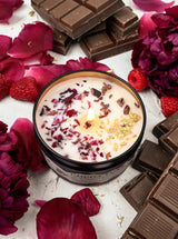 COCOA LUXE Chocolate Raspberry Candle by Ash & Rose