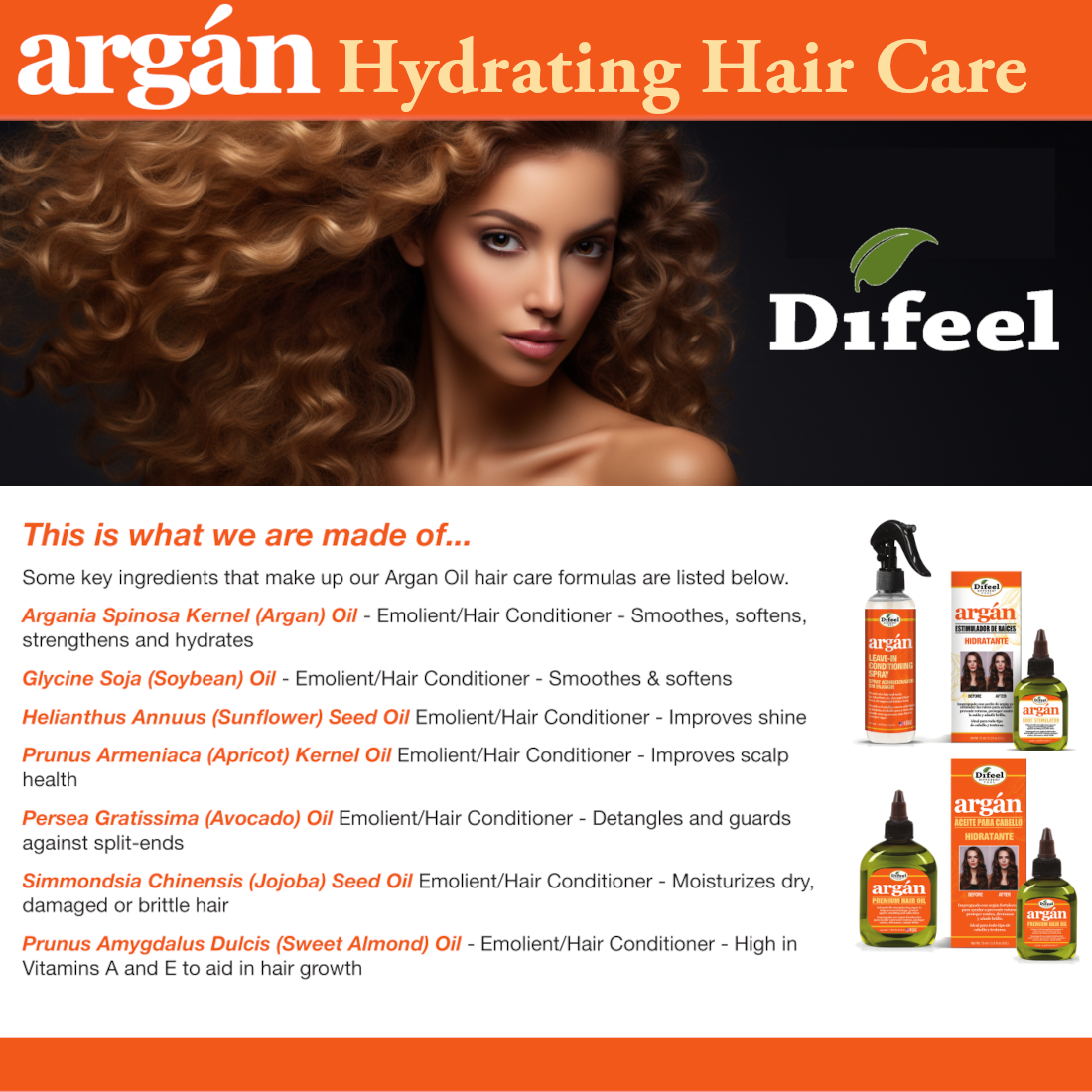 Difeel Argan Hydrating Shampoo 12 oz. by difeel - find your natural beauty