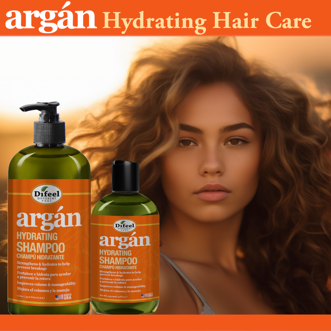 Difeel Argan Hydrating Shampoo 12 oz. by difeel - find your natural beauty