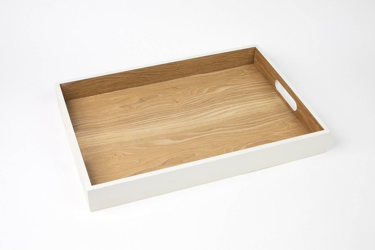 ASH WOOD: TRAY WITH HANDLES by Peterson Housewares & Artwares