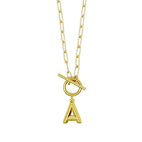 Modern Classic Initial Necklace by Ellisonyoung.com