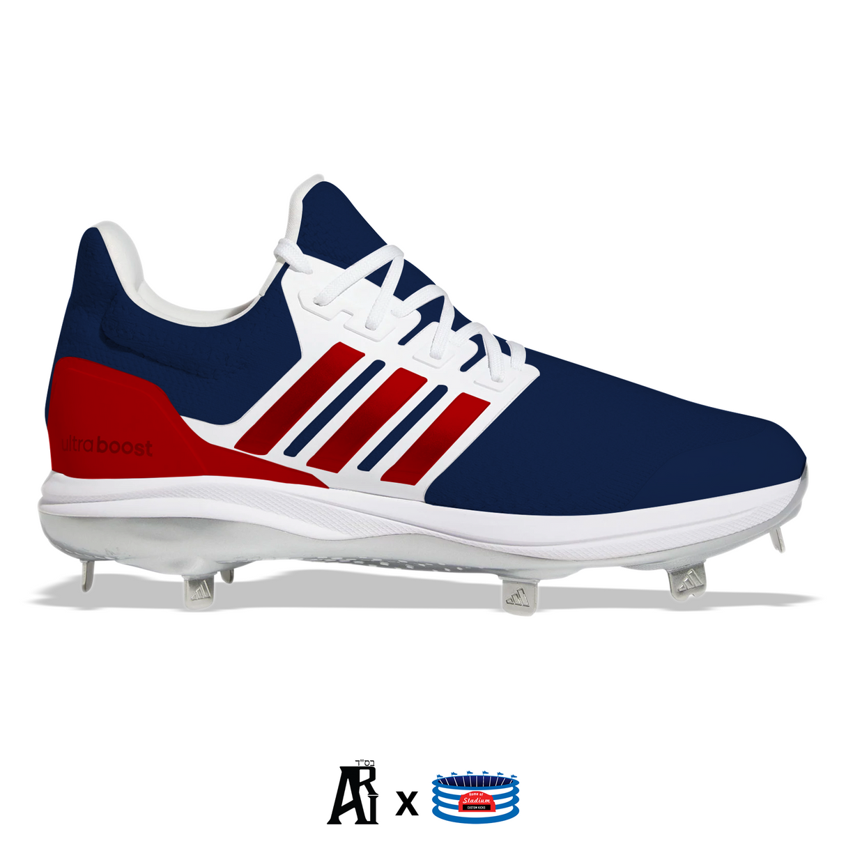 "DC" Adidas Ultraboost DNA 5.0 Cleats by Stadium Custom Kicks